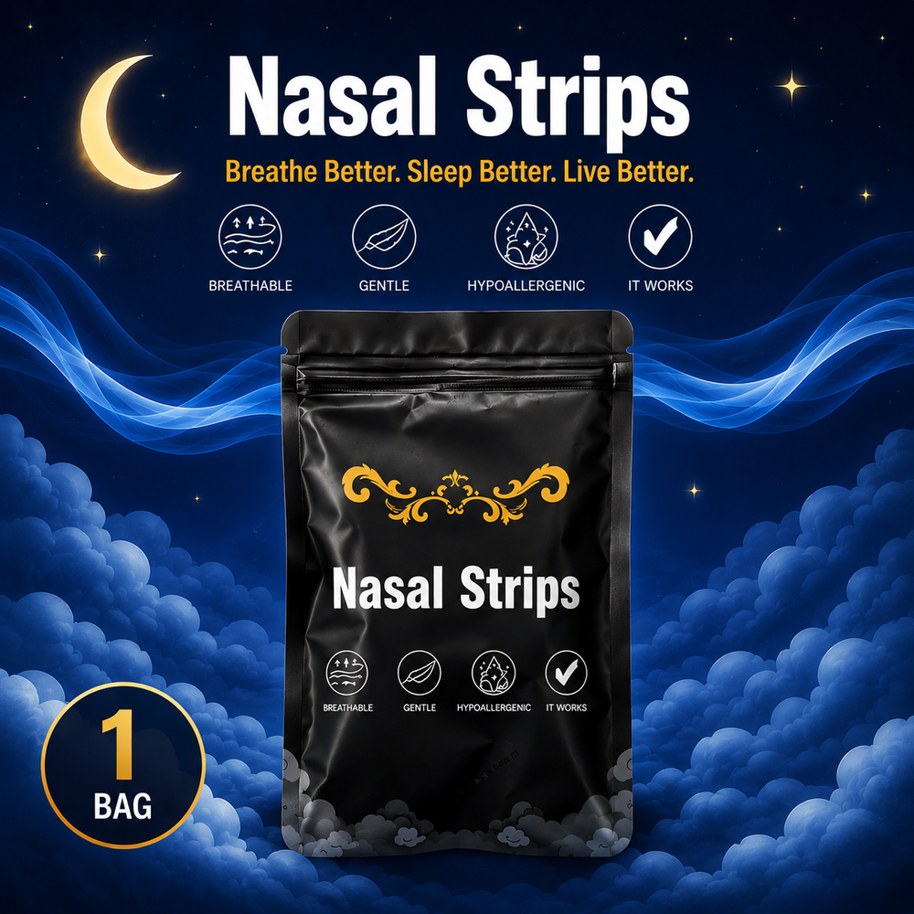 SleepStream Nasal Strips — Drug-Free Anti-Snoring Solution